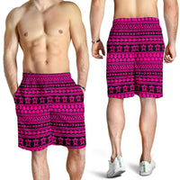 Polynesian Tattoo Tribal Pink Men's Short - Polynesian Pride