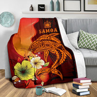 Samoa Premium Blankets - Tribal Tuna Fish - Polynesian Pride