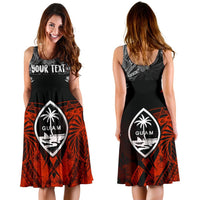 Guam Polynesian Personalised Midi Dress - Vintage Polynesian - Polynesian Pride