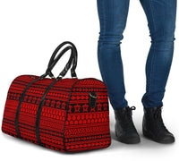 Polynesian Tattoo Tribal Red Hawaii Travel Bag - Polynesian Pride
