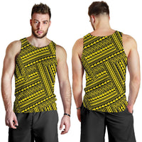 Polynesian Nation Yellow Hawaii Men's Tank Top - Polynesian Pride