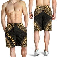 Tuvalu Men's Shorts - Polynesian Chief Gold Version - Polynesian Pride