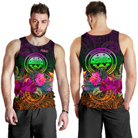 Federated States of Micronesia Men's Tank Top - Summer Hibiscus - Polynesian Pride