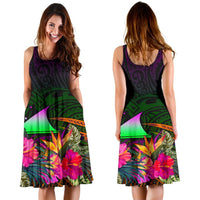 Tokelau Women's Dress - Summer Hibiscus - Polynesian Pride