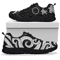 Cook Islands Sneakers - White Tentacle Turtle - Polynesian Pride