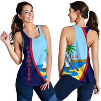 Chamorro - Guam Women's Racerback Tank Coat Of Arms Th5 - Polynesian Pride
