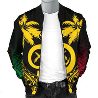 Vanuatu Coconut Men's Bomber Jacket - Polynesian Pride