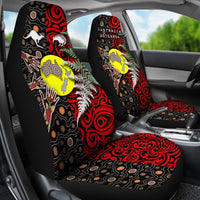 New Zealand Australia Car Seat Covers - Maori Aboriginal - Polynesian Pride