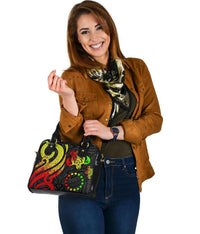 Cook Islands Shoulder Handbag - Reggae Tentacle Turtle - Polynesian Pride