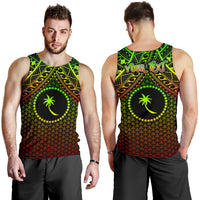 Polynesian Chuuk Personalised Men's Tank Top - Reggae Vintage Polynesian Patterns - Polynesian Pride