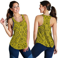 Polynesian Culture Yellow Women's Racerback Tank Top - Polynesian Pride