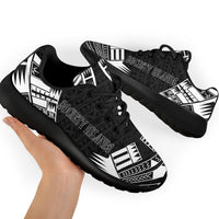 Society Islands Sport Sneakers - Polynesian Tattoo Black - Polynesian Pride
