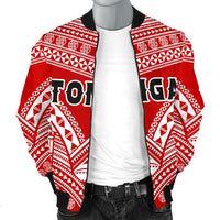 Tonga Polynesian Tribal Pattern Men's Bomber Jacket - Polynesian Pride