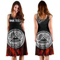 American Samoa Personalised Women's Dress - Vintage Polynesian Style - Polynesian Pride