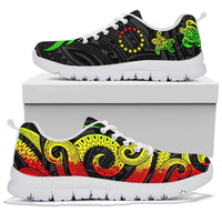 Cook Islands Sneakers - Reggae Tentacle Turtle - Polynesian Pride