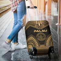 Palau Polynesian Chief Luggage Cover - Gold Version - Polynesian Pride