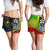 Yap Micronesia Women's Shorts Reggae - Turtle With Hook Women Reggae - Polynesian Pride