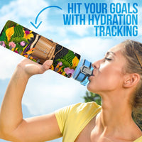 Tokelau Custom Personalised Hydro Tracking Bottle - Seal Spiral Polynesian Patterns - Polynesian Pride