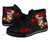 Mate Ma'a Tonga Rugby High Top Shoe Polynesian Unique Vibes - Red - Polynesian Pride