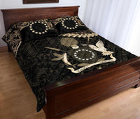 Cook Islands Quilt Bed Set Golden Coconut - Polynesian Pride