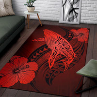 Hawaii Polynesia Whale Hibiscus - Red - Polynesian Pride