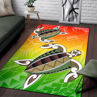 Hawaii Turtle Kanaka Maoli Rug - Polynesian Pride