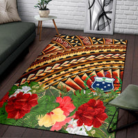 Polynesian Samoa Area Rug - Vintage Pattern - Polynesian Pride