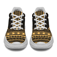 Cook Islands Chunky Sneakers - Polynesian Chief Gold Version - Polynesian Pride