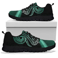 Maori Manaia New Zealand Sneakers Turquoise - Polynesian Pride