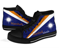 Marshall High Top Shoe - Flag With Patterns - Polynesian Pride
