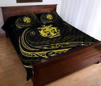 Solomon Quilt Bed Set - Yellow - Frida Style - Polynesian Pride