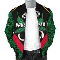 Vanuatu Rugby Men Bomber Jacket Flag Style - Polynesian Pride