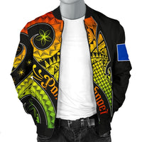 Pohnpei Men's Bomber Jacket - Polynesian Decorative Patterns - Polynesian Pride