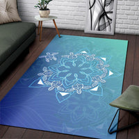 Flower Turtle Area Rug AH - Polynesian Pride