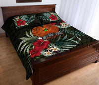 Papua New Guinea Polynesian Quilt Bed Set - Special Hibiscus - Polynesian Pride
