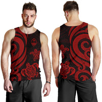 Guam Men's Tank Top - Red Tentacle Turtle - Polynesian Pride