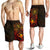 Polynesian Hawaii Shorts (Men) - Red Turtle Manta Ray RED - Polynesian Pride