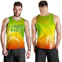 Kanaka Maoli Polynesian Tank Top - Turtle Style Green - Polynesian Pride
