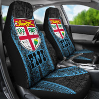 Fiji Tapa Car Seat Covers - Fiji Flag Polynesian Style - Polynesian Pride