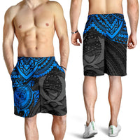 Pohnpei Polynesian Shorts (Men) - Polynesian Blue Turtle - Polynesian Pride