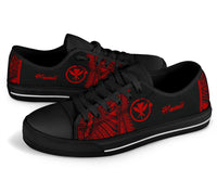 Hawaii Polynesian Low Top Shoe - Hawaii Pride Red Version - Polynesian Pride