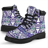 Polynesian 03 Season Boots - Polynesian Pattern - Polynesian Pride