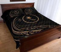 Chuuk Islands Quilt Bed Set - Gold - Frida Style - Polynesian Pride