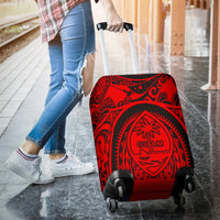 Polynesian Luggage Covers - Guam Flag, Seal with Maui Moana Tattoo - Polynesian Pride
