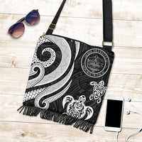 Palau Boho Handbag - White Tentacle Turtle - Polynesian Pride