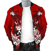 Tonga Polynesian Coconut Men's Bomber Jacket - Polynesian Pride
