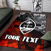 Guam Polynesian Personalised Area Rug - Vintage Polynesian - Polynesian Pride
