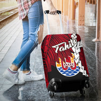 Tahiti Polynesian Luggage Covers - Tribal Wave Tattoo Flag Style - Polynesian Pride