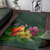 Hawaii Hibiscus Area Rug - Polynesian Pride
