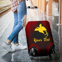 Papua New Guinea Custom Personalised Luggage Covers - Raggiana Bird of Paradise Polynesian Patterns - Polynesian Pride